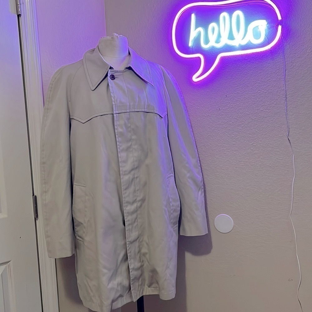 London Fog Polar Plush Trench Coat